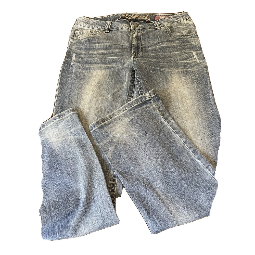 Petrol‎ Hattie Medium Wash Embellished Jeans Size 33